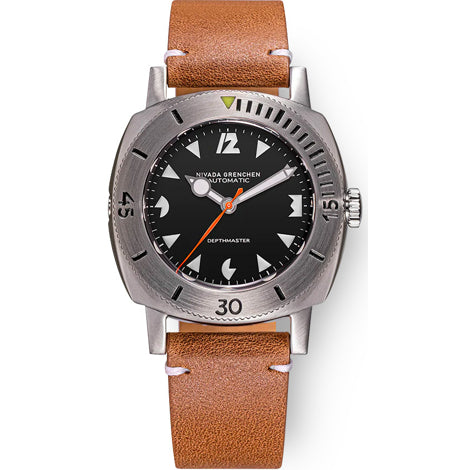 Nivada Grenchen Depthmaster White Pacman 14102A02