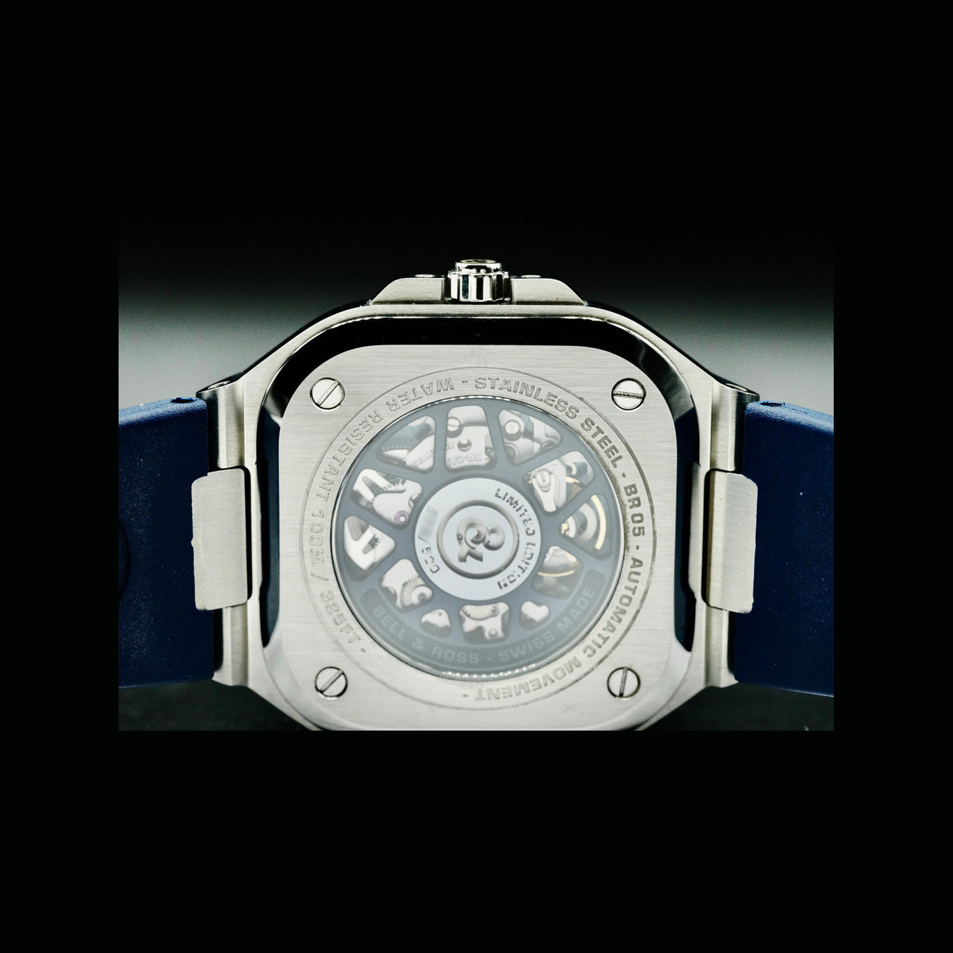 Bell & Ross BR05A-BLU-SKST/SRB  BR 05 Skeleton Blue on Strap