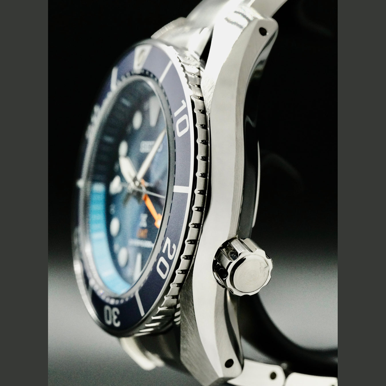 Seiko Prospex SFK001 Sea Sumo Solar GMT Blue