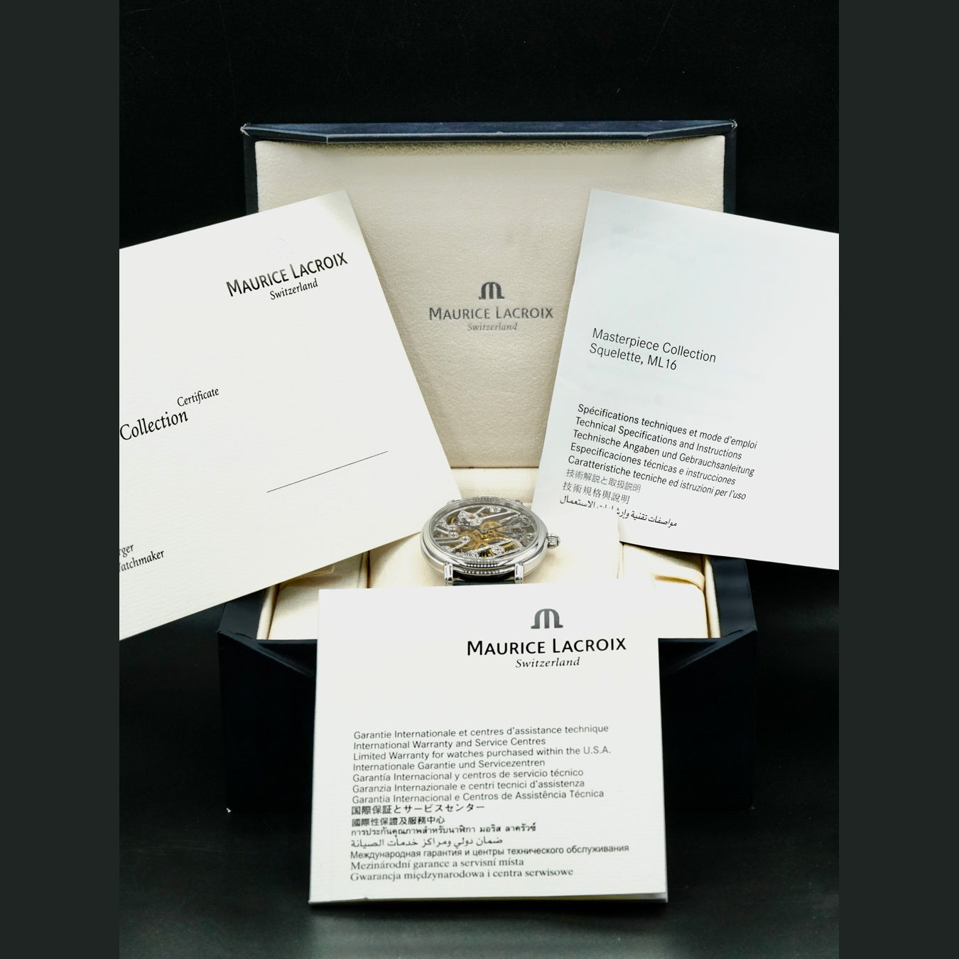 Maurice Lacroix 16807-1101 Masterpiece Initial Skeleton Limited