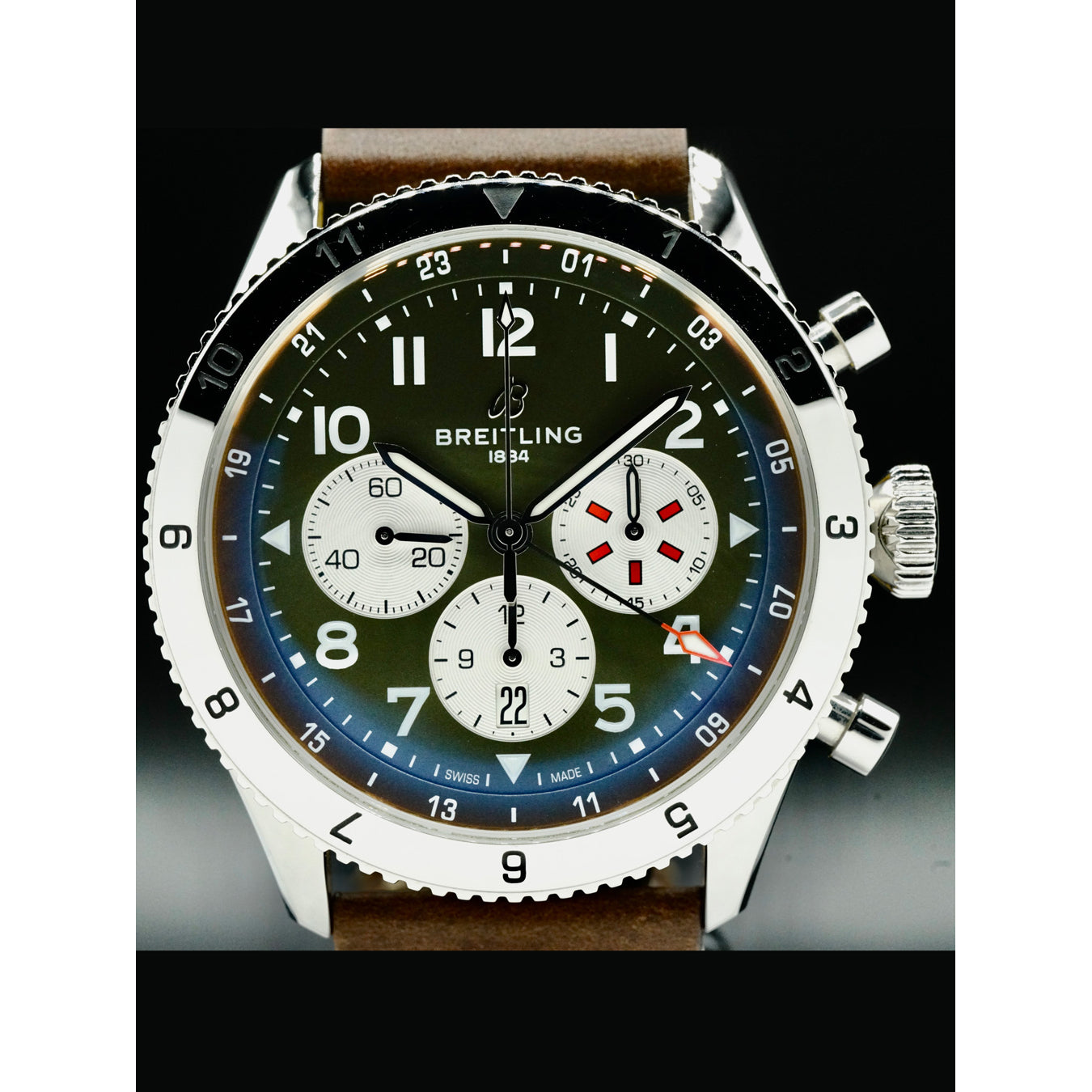 Breitling AB0445 Super Avi B04 Chronograph GMT 46