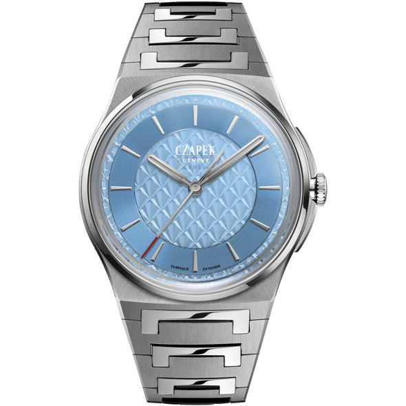 Czapek Antarctique S Sashiko Azure Blue