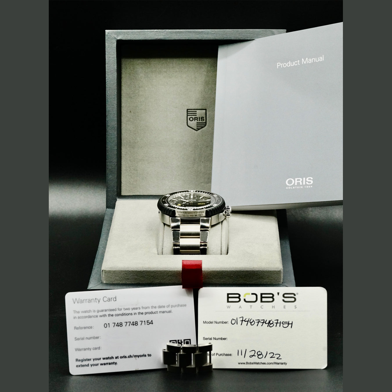 Oris 01 748 7748 7154 Prodiver GMT
