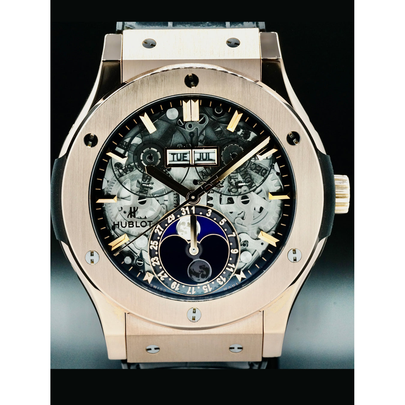 Hublot Classic Fusion Aerofusion Moonphase King Gold  547.OX.0180.LR
