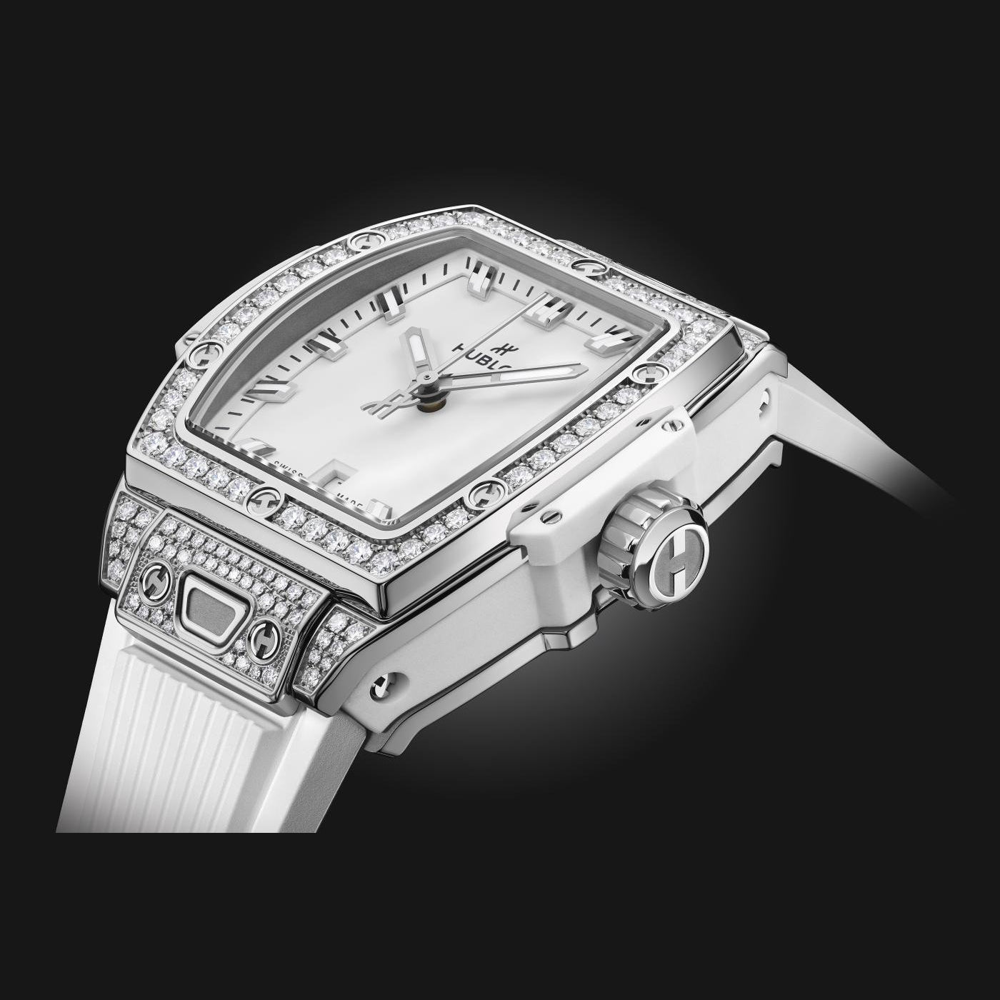Hublot 682.SE.2010.RW.1604 Spirit of Big Bang Steel White Pavé
