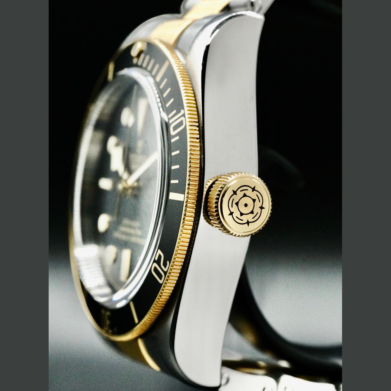 Tudor 79733N Black Bay Steel & Gold