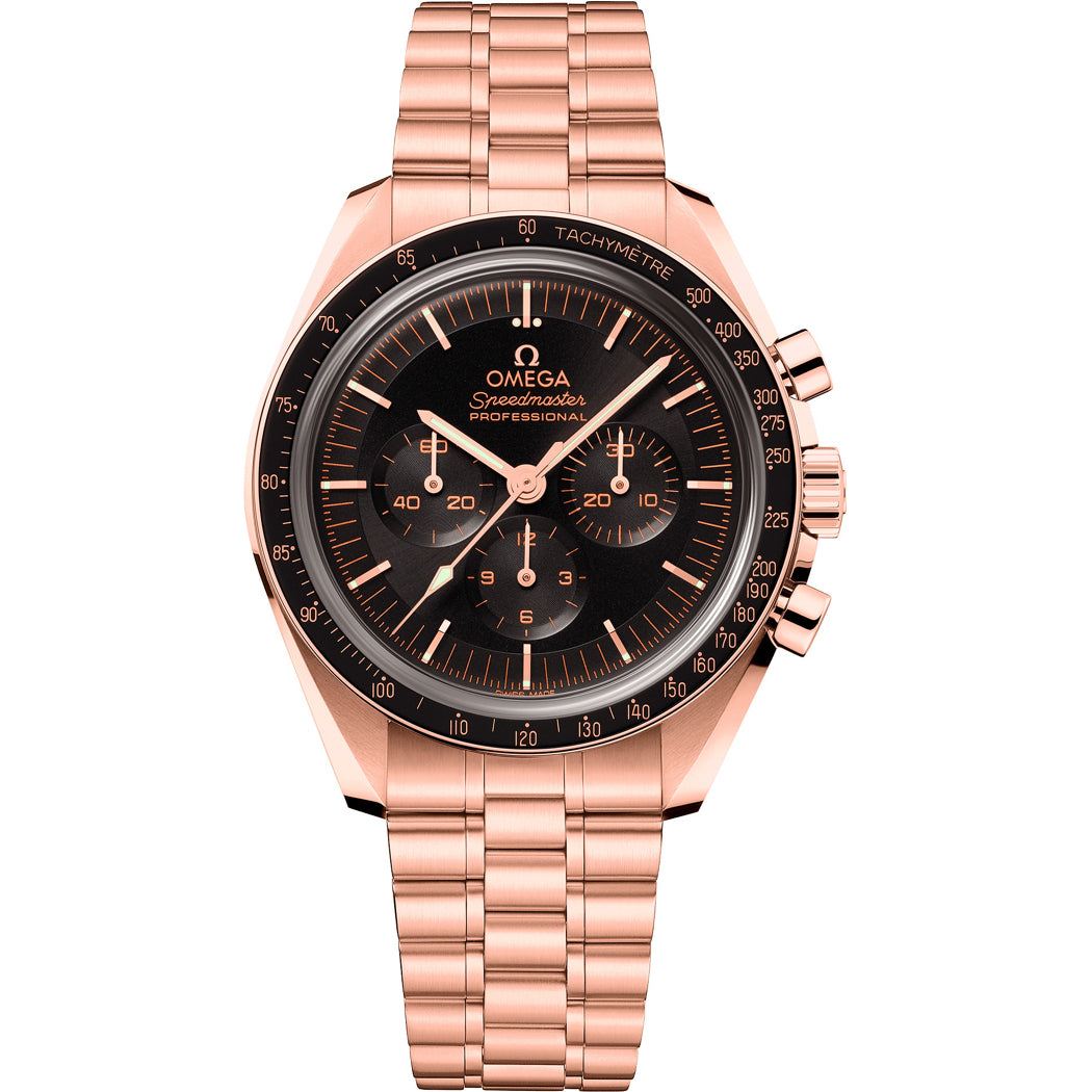 Omega 310.60.42.50.01.001 Speedmaster Moonwatch Professional Master Chronometer Black Dial on Bracelet