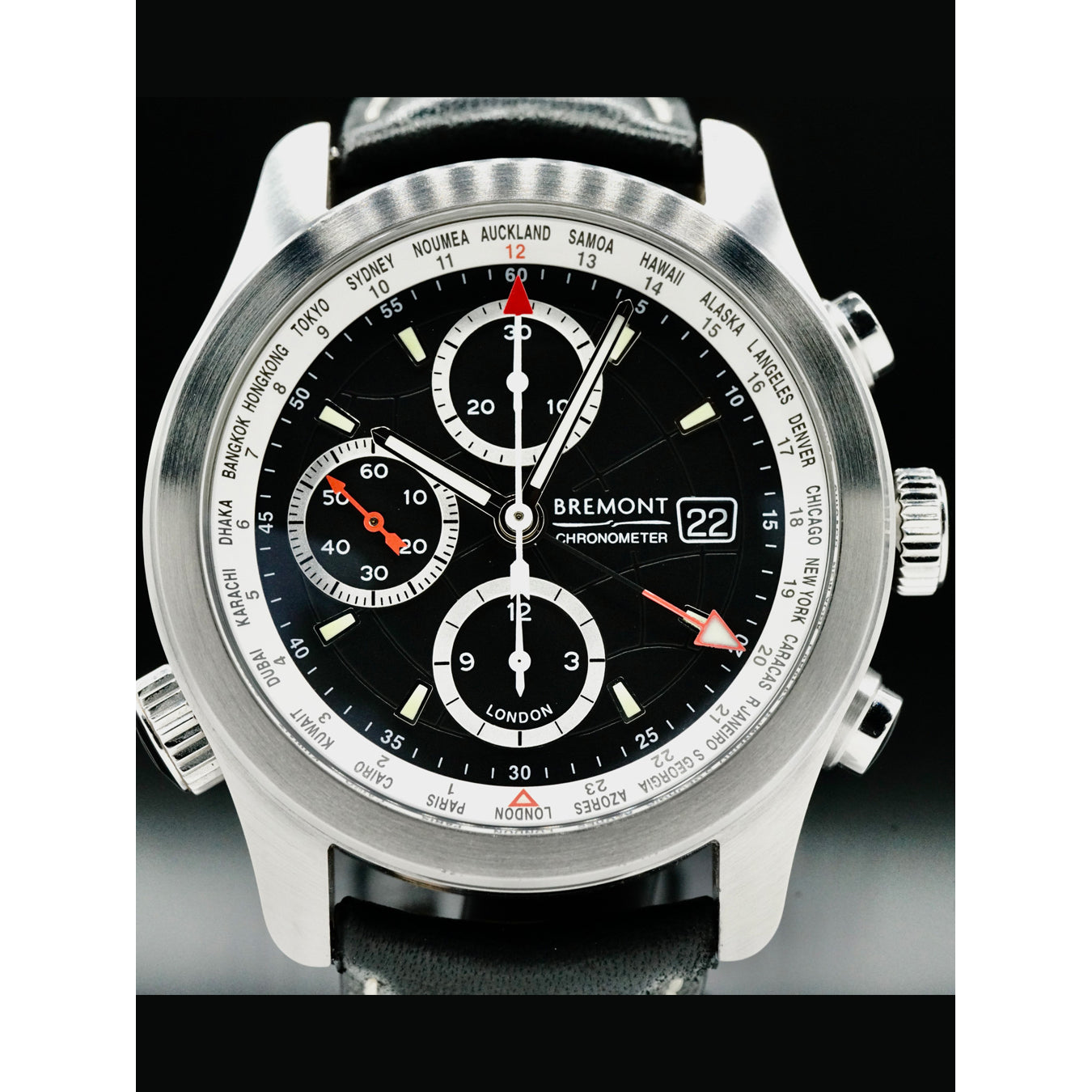 Bremont ALT1/WT/BK World Timer