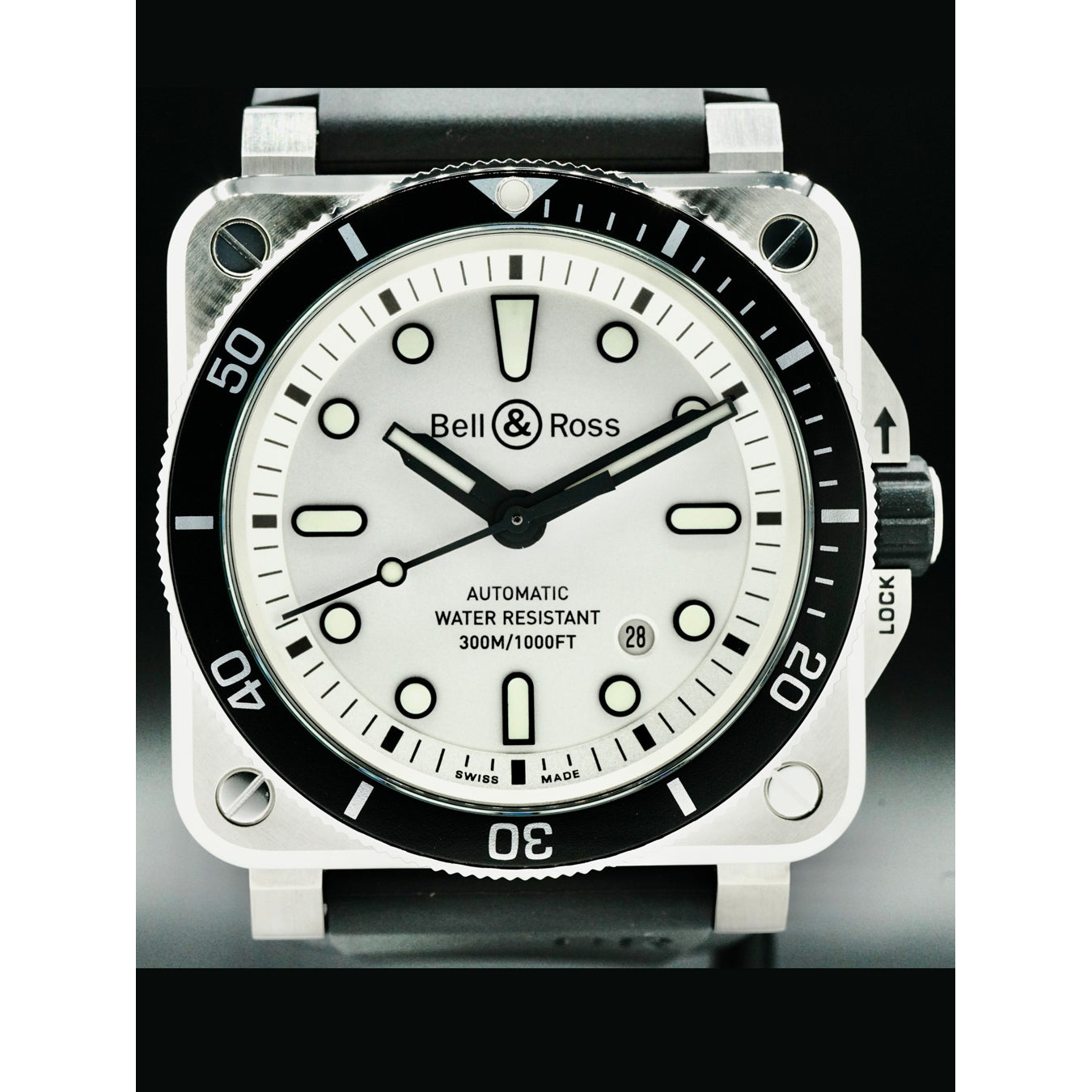 Bell & Ross BR 03-92 Diver White BR0392-D-WH-ST/SRB