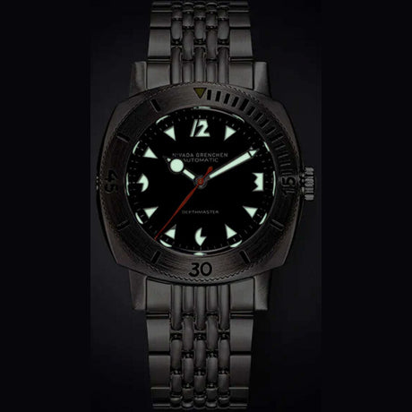 Nivada Grenchen Depthmaster White Pacman 14102A01