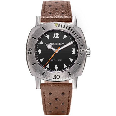 Nivada Grenchen Depthmaster White Pacman 14102A23
