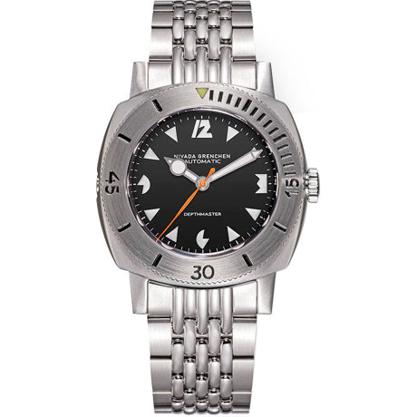 Nivada Grenchen Depthmaster White Pacman 14102A04