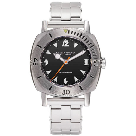 Nivada Grenchen Depthmaster White Pacman 14102A13
