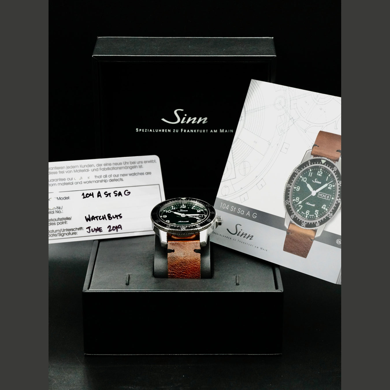 Sinn 104 St Sa A G Pilot Watch