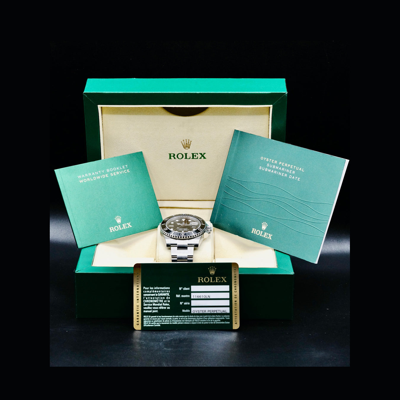 Rolex 116610LN Black Submariner Date