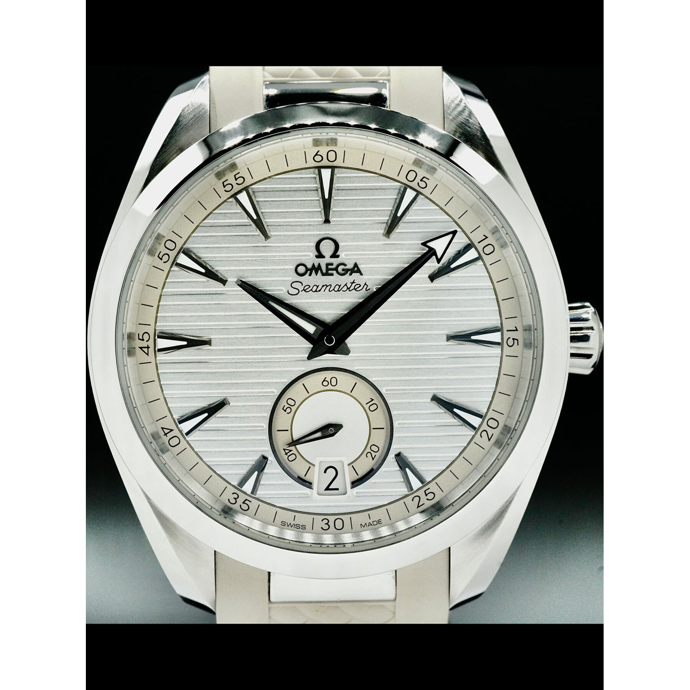 Omega 220.12.41.21.02.005 Aqua Terra 150M Small Seconds Silver Dial