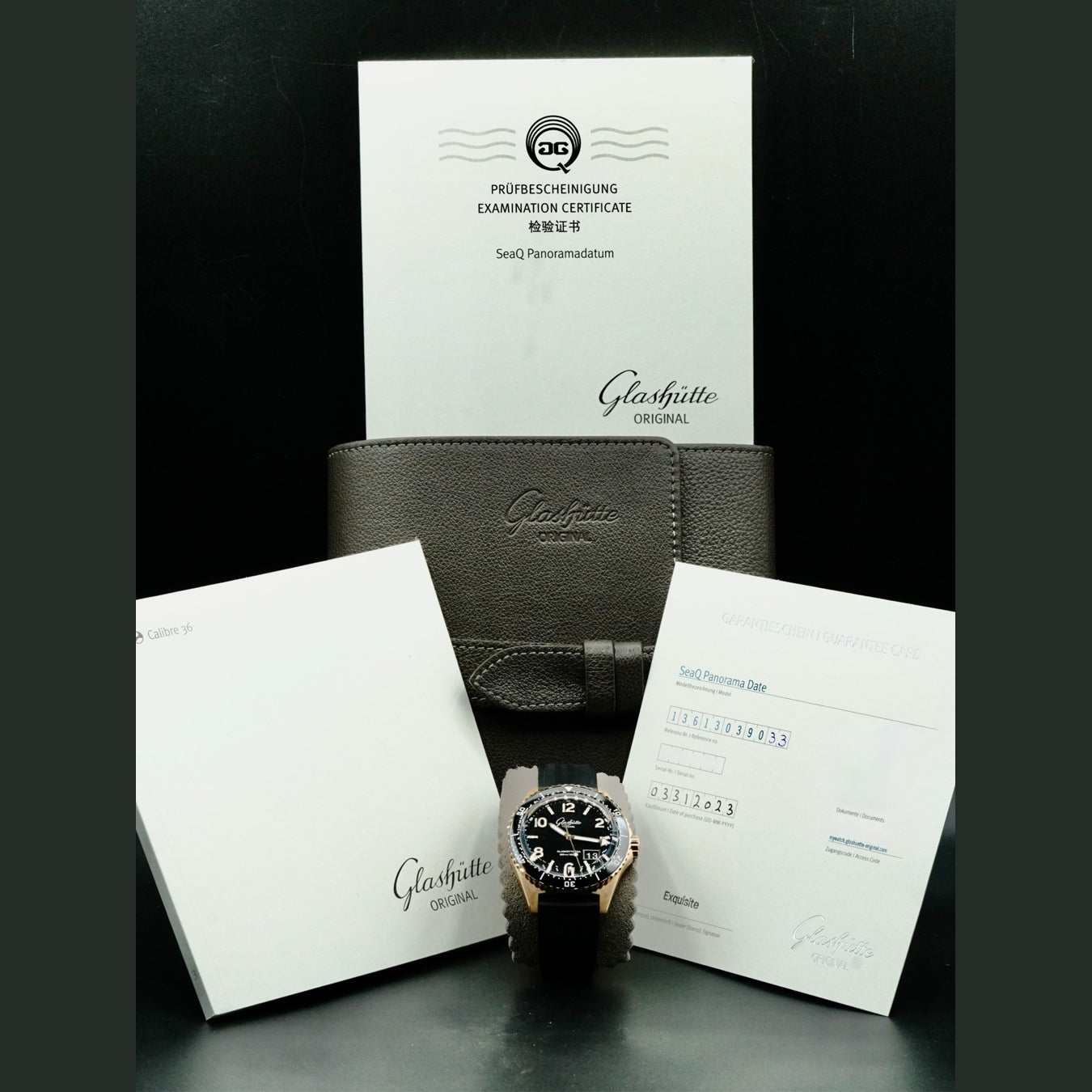 Glashütte Original 1-36-13-03-90-33 SeaQ Panorama Date