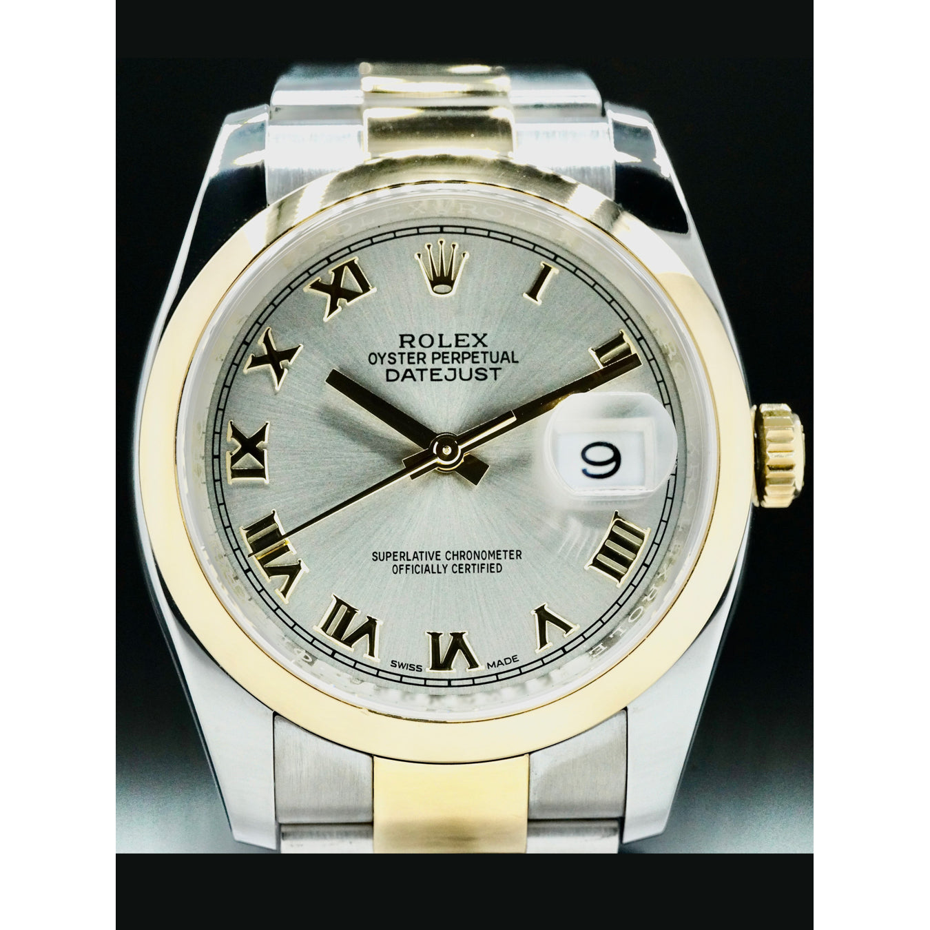 Rolex 116203 Datejust Two-Tone Steel Roman Numerals