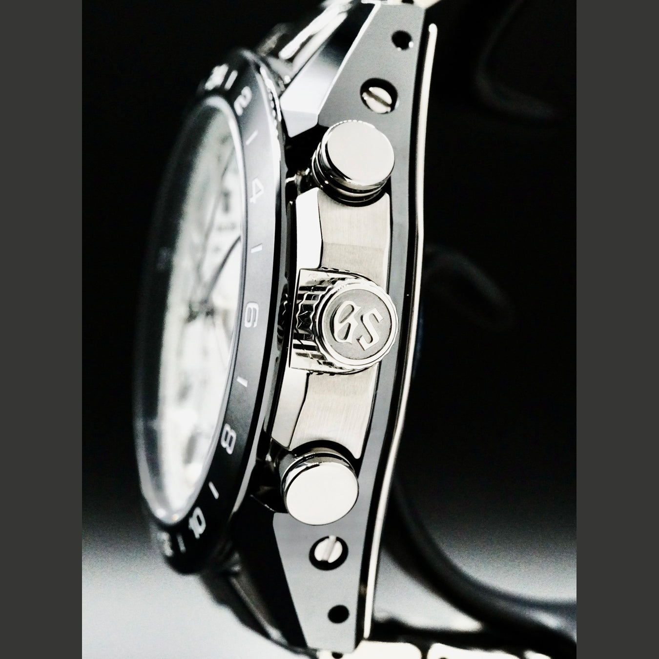 Grand Seiko SBGC221 Spring Drive Auto Chrono GMT White Dial