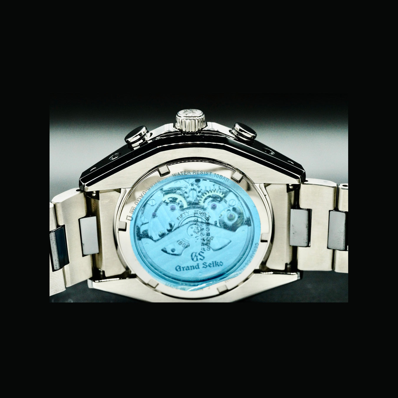 Grand Seiko SBGC221 Spring Drive Auto Chrono GMT White Dial