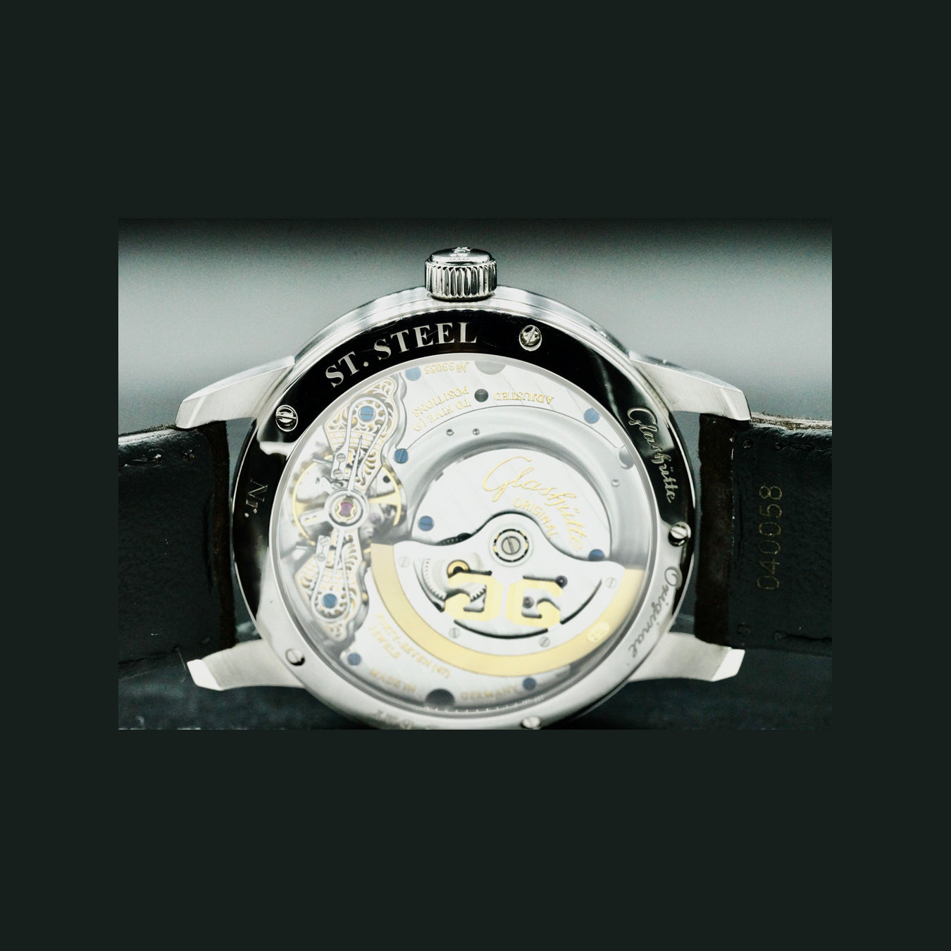 Glashütte Original PanoMaticLunar Green Dial 1-90-02-13-32-31