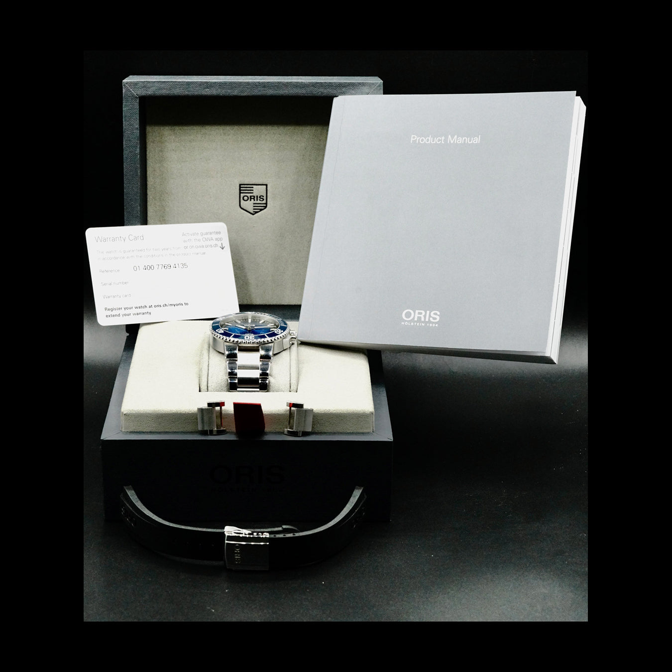Oris 01 400 7769 4135 Aquis Blue Dial