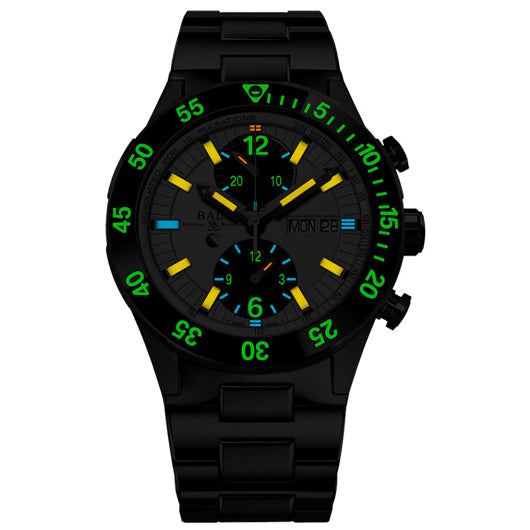Ball DC3030C-S-WHBK Roadmaster Rescue Chronograph
