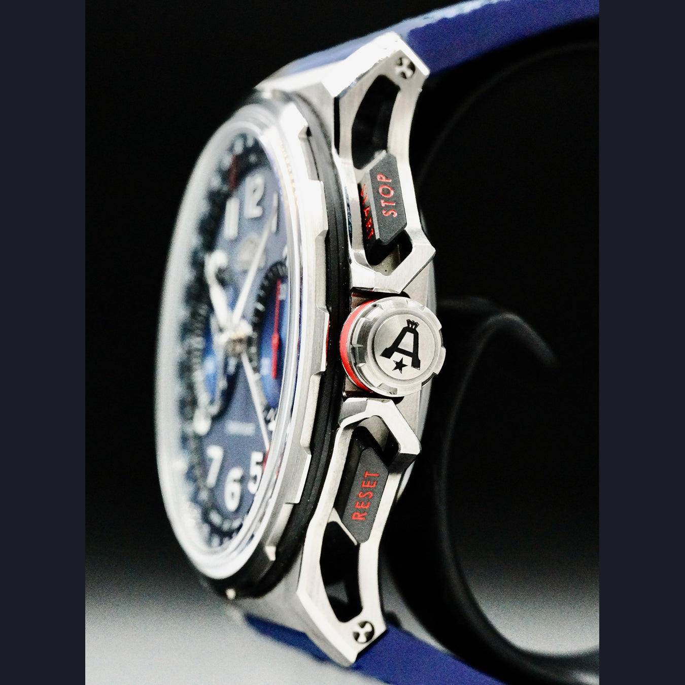 Angelus 0CDZF.U01A.K009H Chronodate Titanium Blue