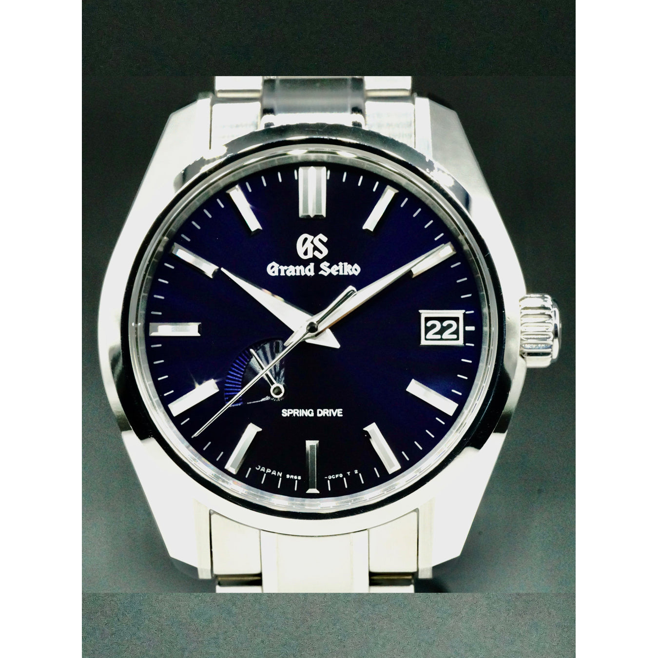 Grand Seiko SBGA375 Spring Drive Blue Dial