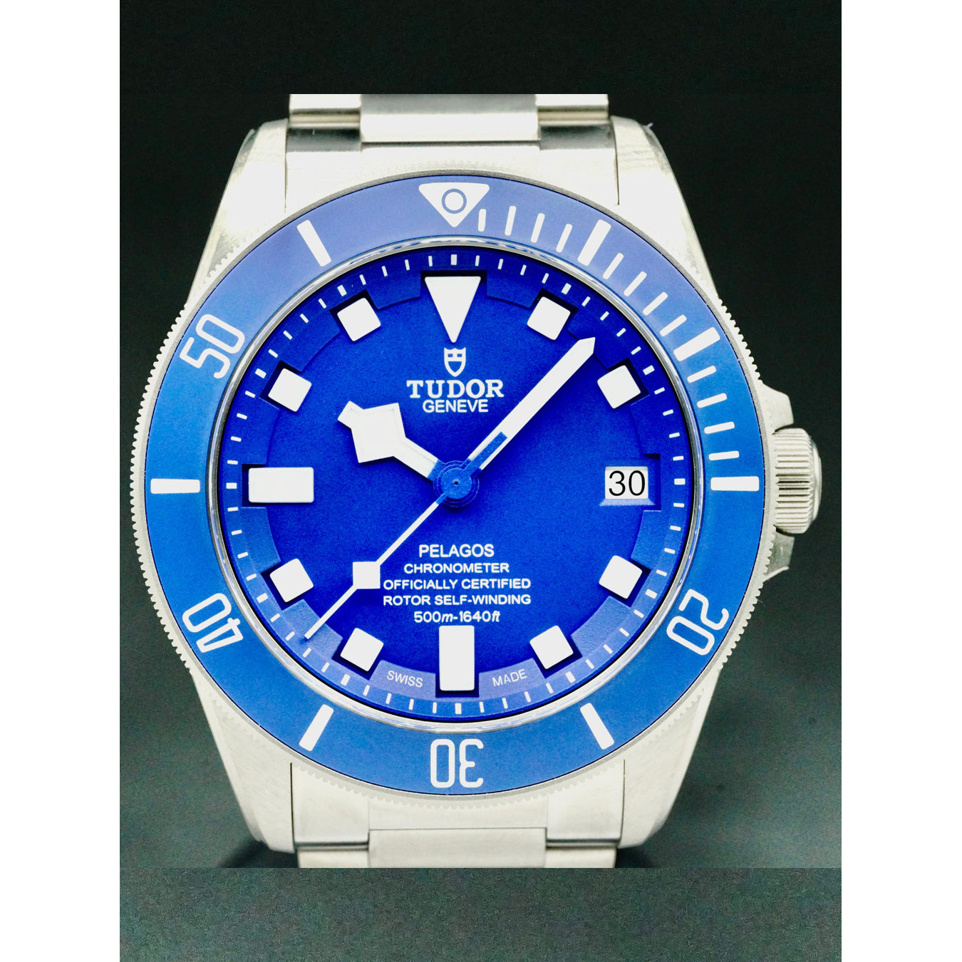 Tudor 25600TB Pelagos Blue Dial on Bracelet