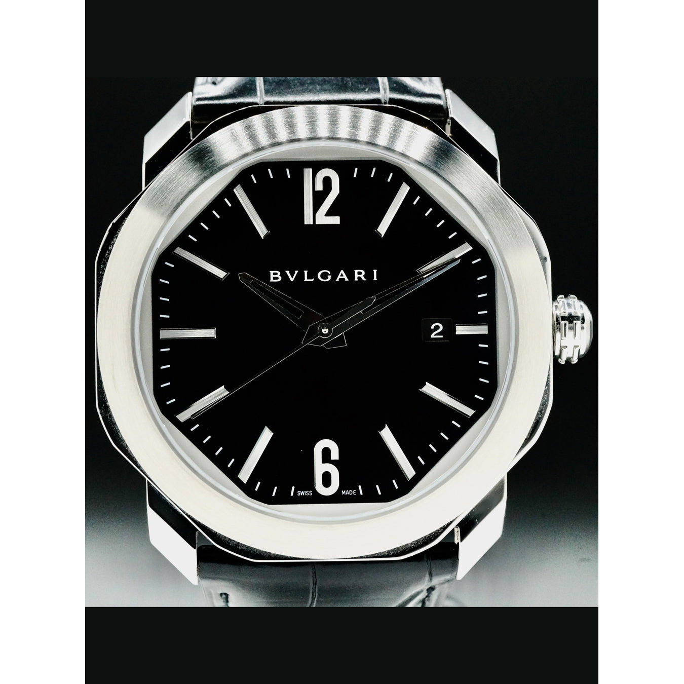 Bulgari OC41S Octo Roma Black