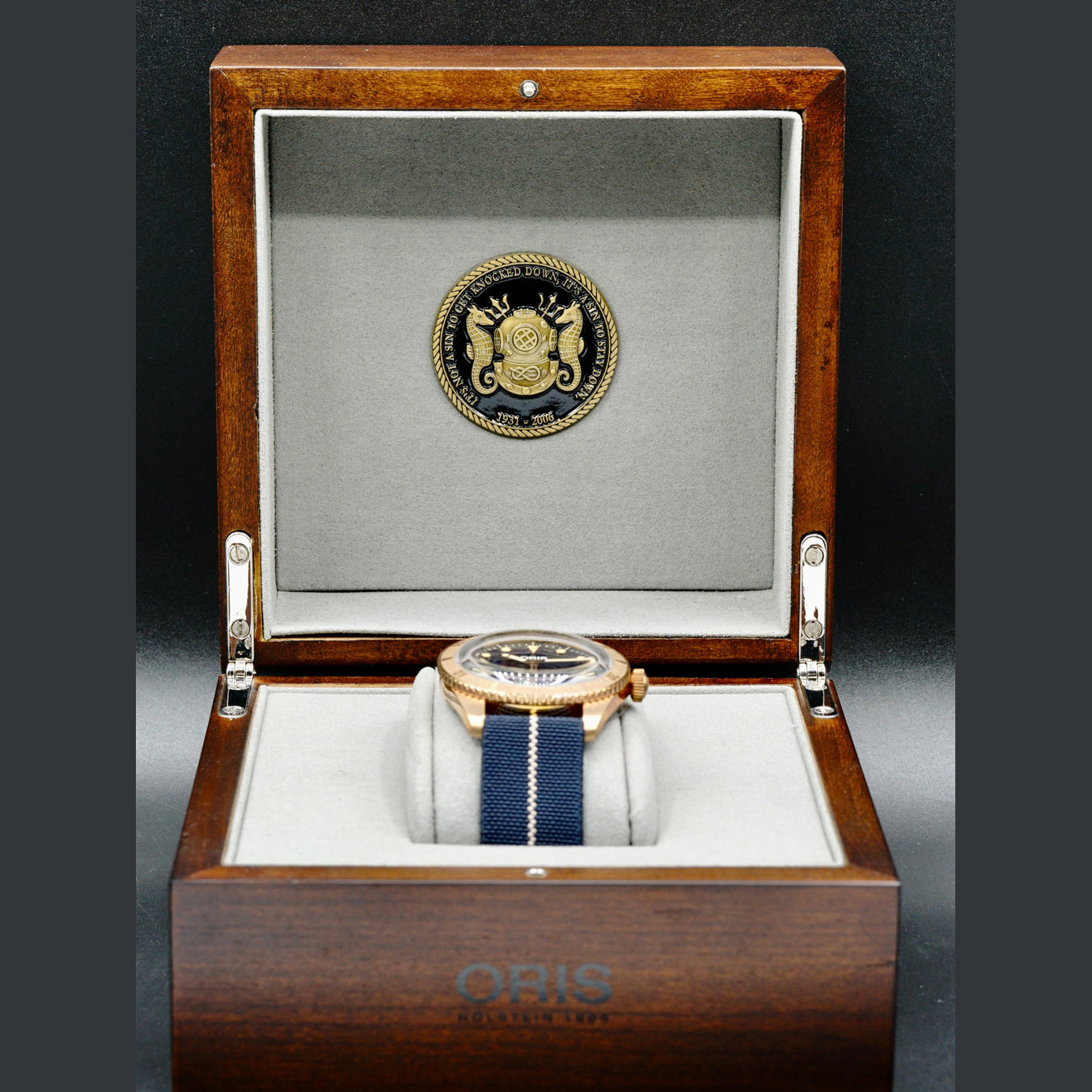 Oris Carl Brashear Calibre 401 Limited Edition 01 401 7764 3185-Set