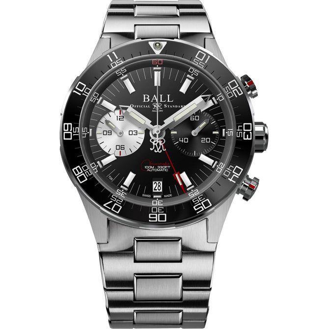 Ball DC3180C-S1CJ-BK Roadmaster Chronograph Black Dial