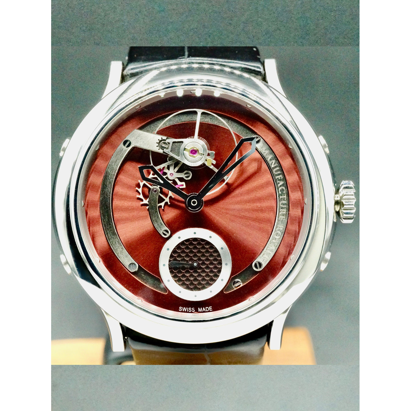 Manufacture Royale 1170 Red Dial Voltige Steel
