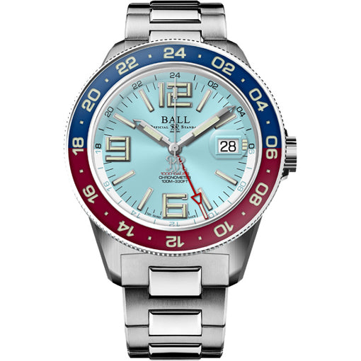 Ball DG3028C-S1CJ-IBE Engineer III Maverick GMT 40mm Ice Blue Dial