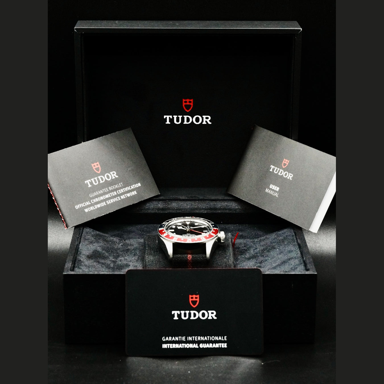 Tudor M79830RB Black Bay GMT Pepsi on Nato