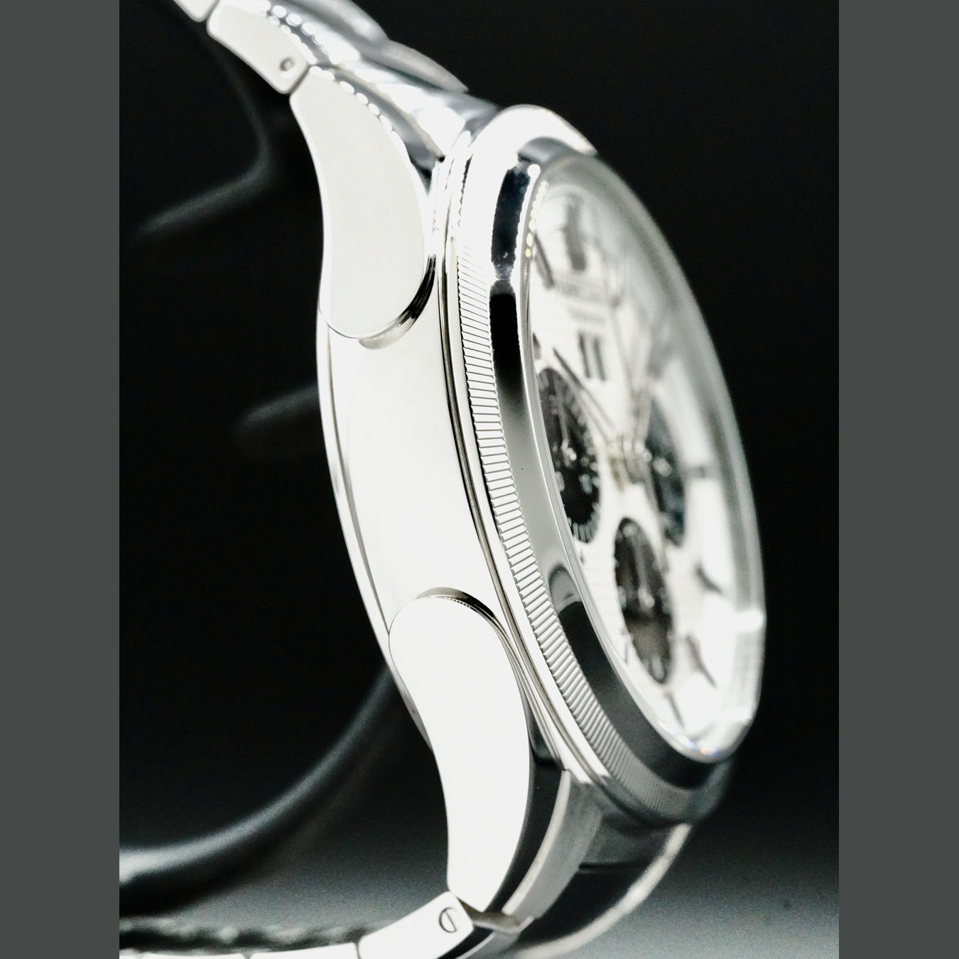 Parmigiani Fleurier PFC906-0000140-B00182 Tondagraph GT Steel Silver Black on Bracelet