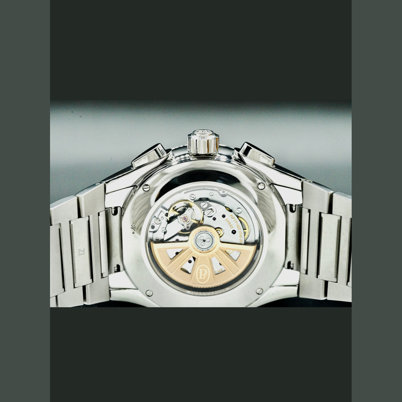 Parmigiani Fleurier PFC906-0000140-B00182 Tondagraph GT Steel Silver Black on Bracelet