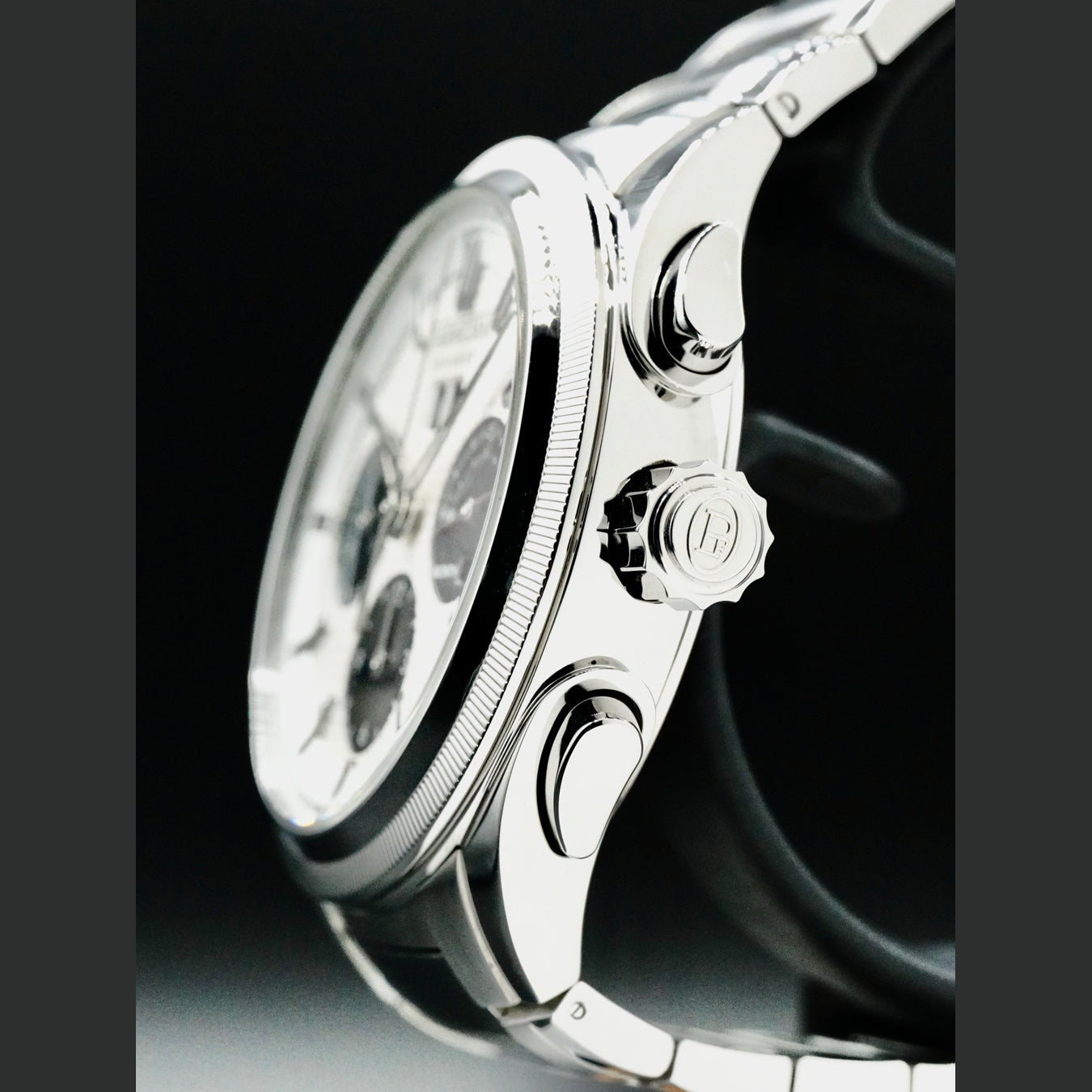 Parmigiani Fleurier PFC906-0000140-B00182 Tondagraph GT Steel Silver Black on Bracelet