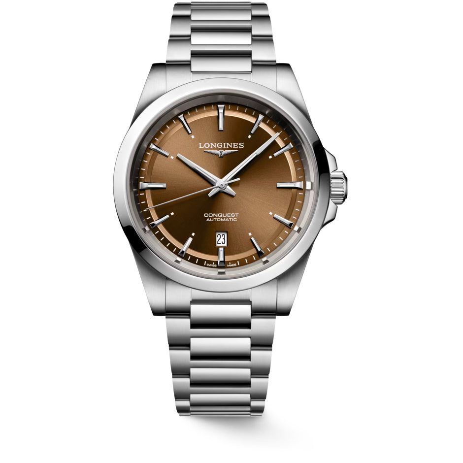 Longines L3.830.4.62.6 Conquest Brown Dial