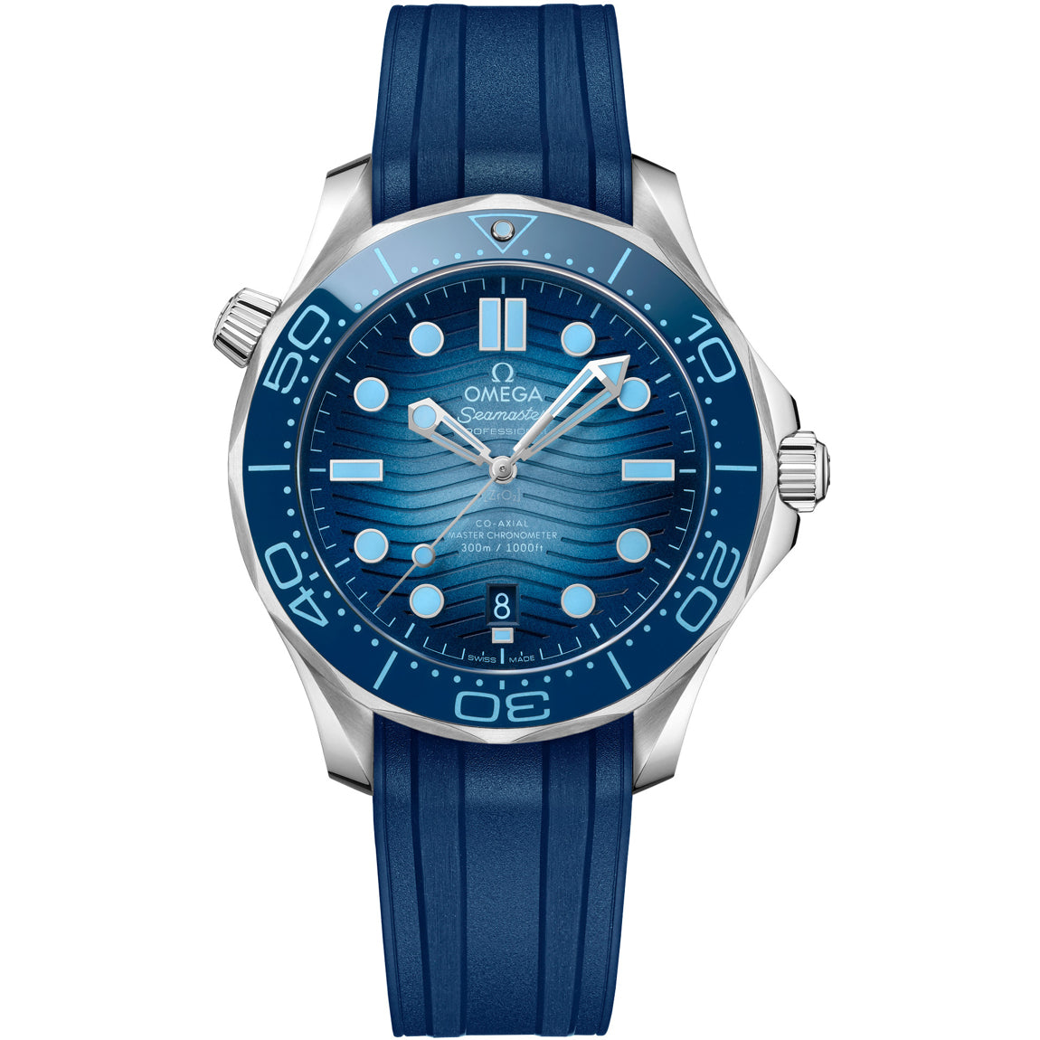 Omega 210.32.42.20.03.002 Seamaster Diver 300M Summer Blue on Strap