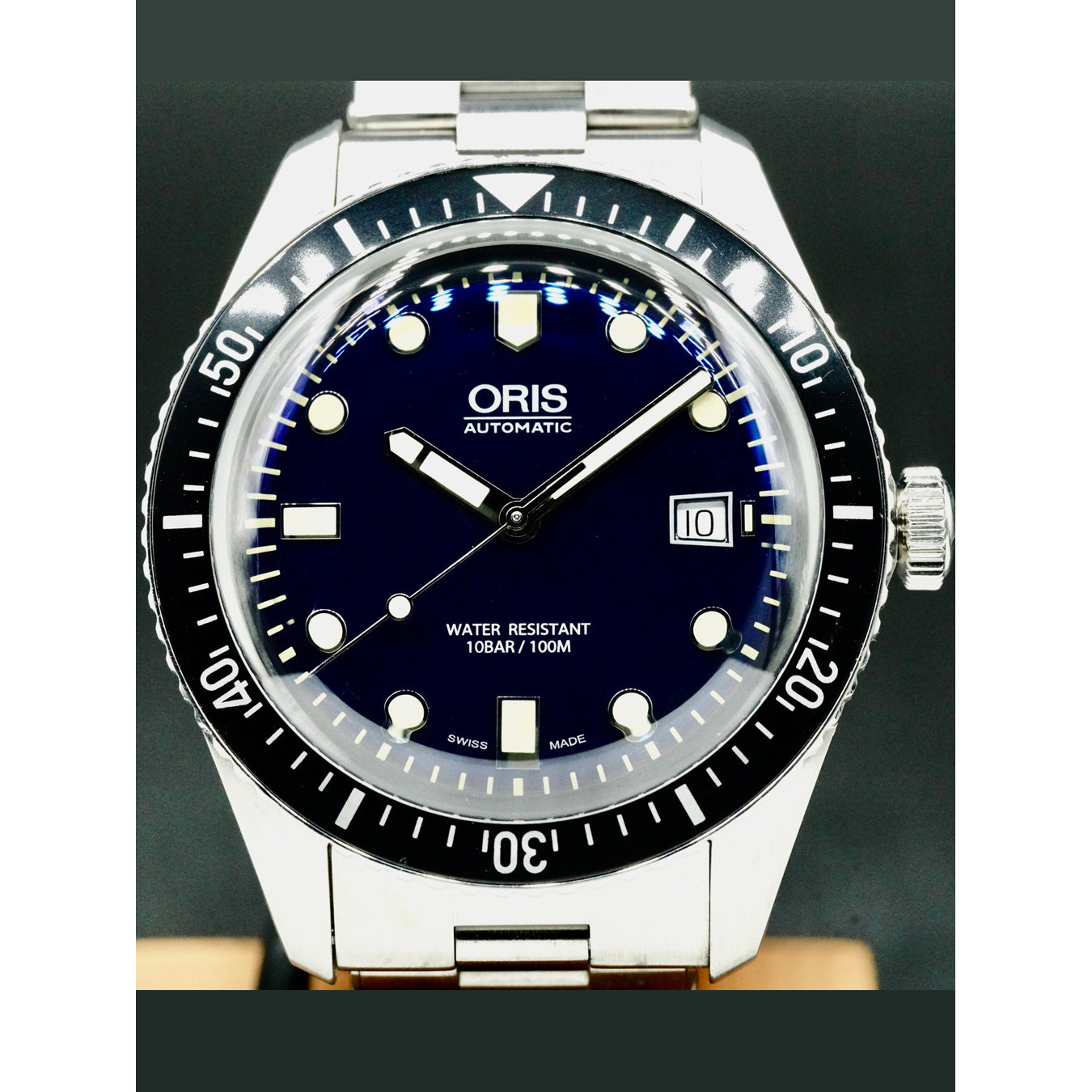 Oris 01-733-7720-4055-07-8-21-18 Divers Sixty-Five on Steel Bracelet