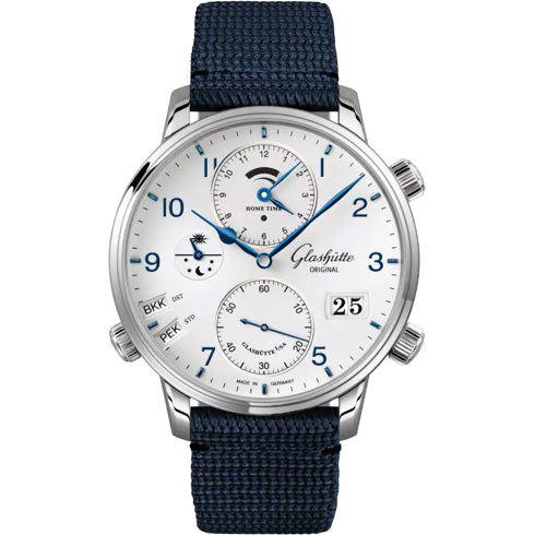 Glashütte Original 1-89-02-03-02-64 Senator Cosmopolite Stainless Steel