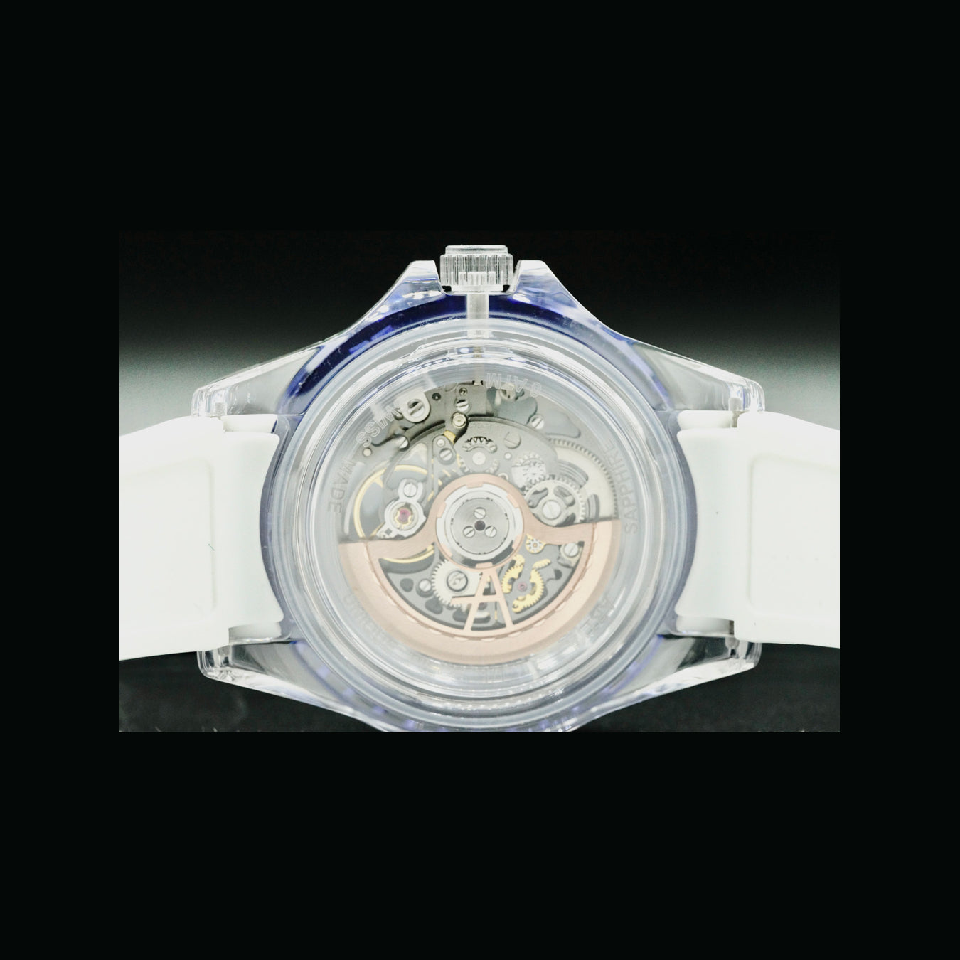 Artya Diver Crystal Skeleton Blue Bezel
