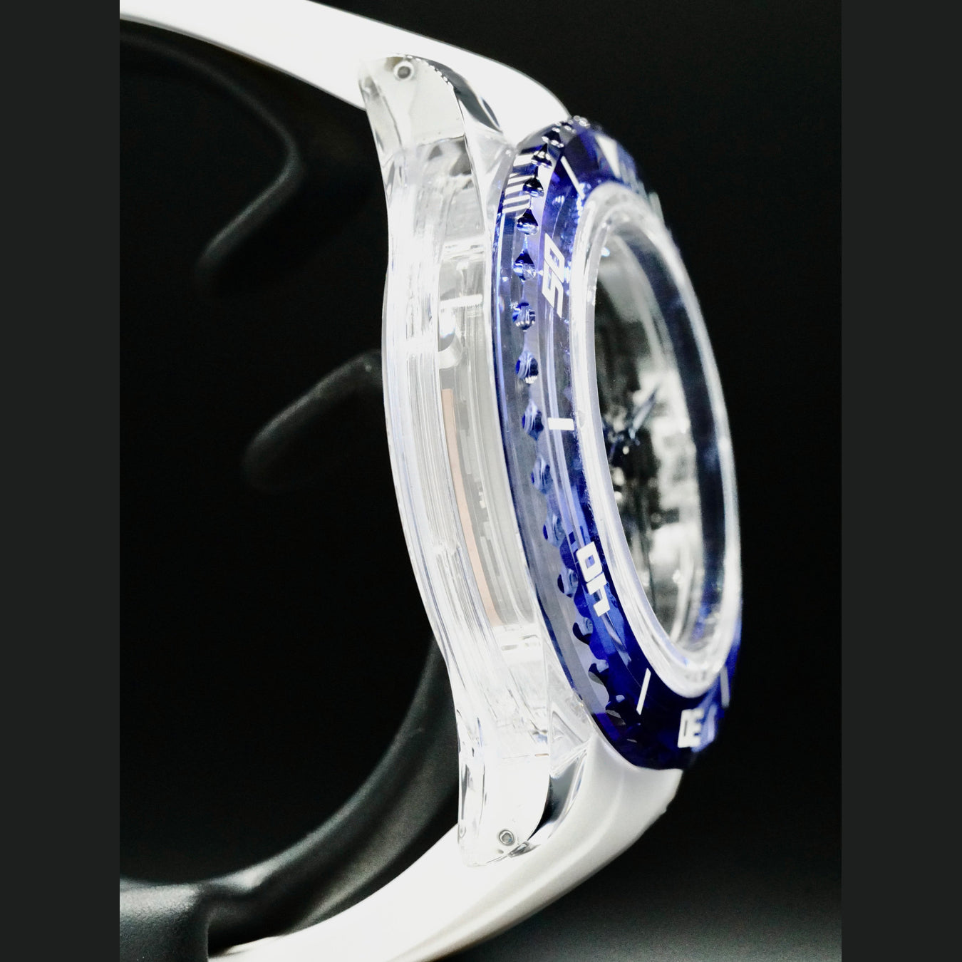 Artya Diver Crystal Skeleton Blue Bezel