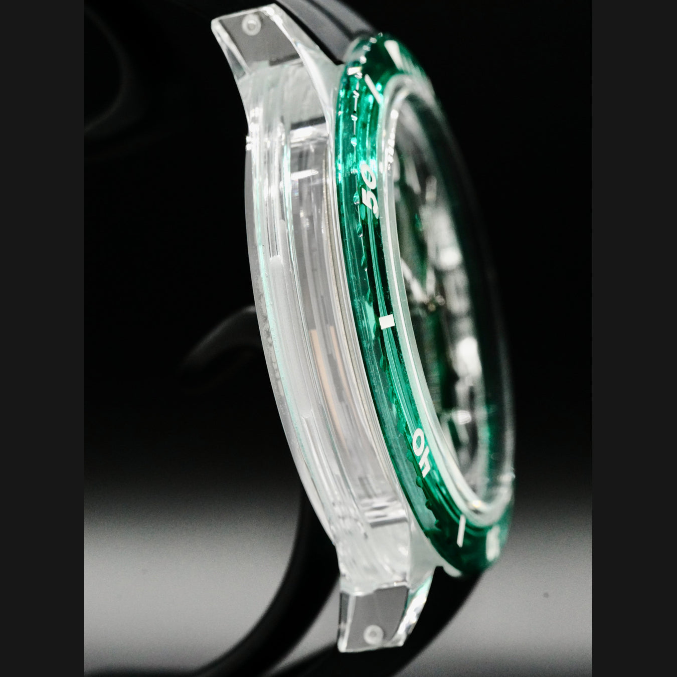 ArtyA Diver Crystal Green Smoke Green Bezel