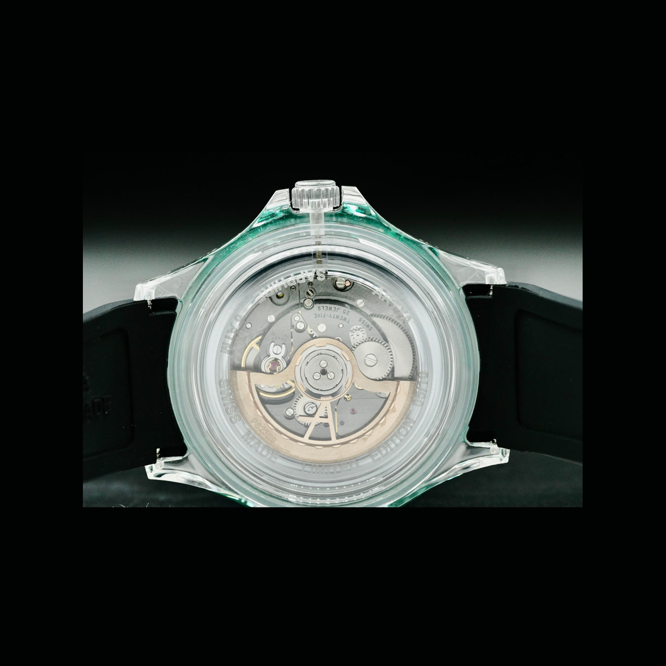 ArtyA Diver Crystal Green Smoke Green Bezel