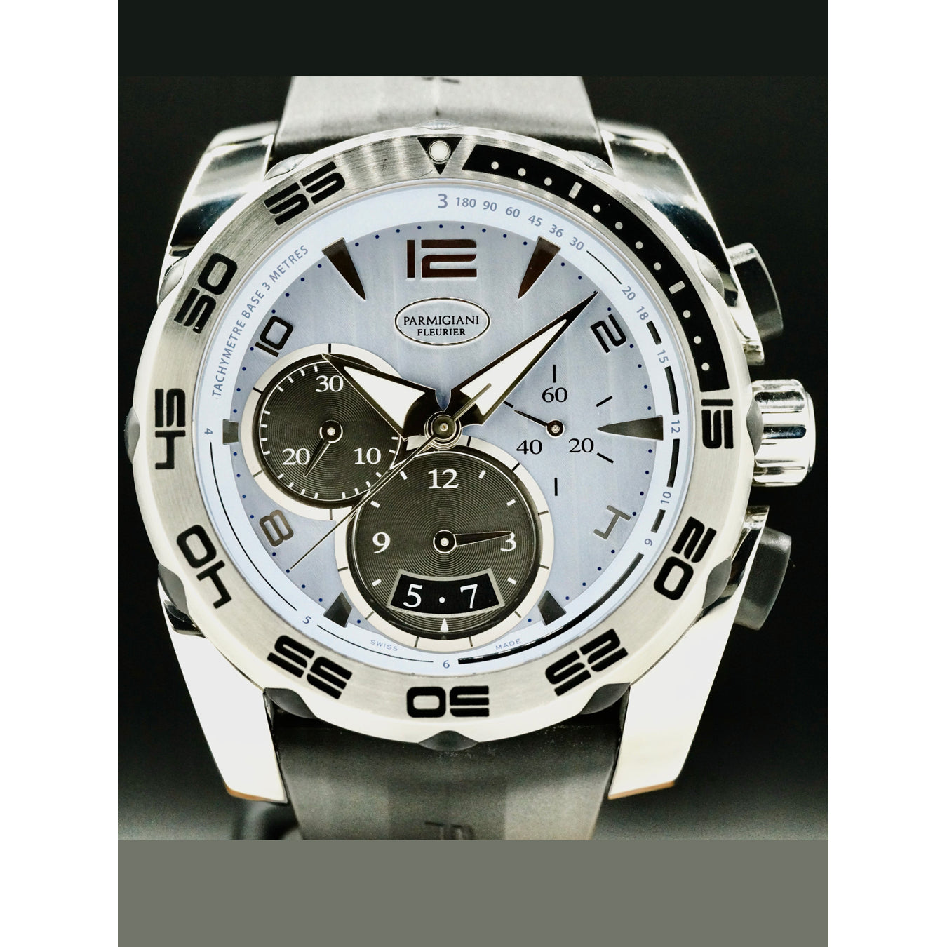 Parmigiani Fleurier PFC528-0010500 Pershing 005 Chronograph Automatic Blue Dial