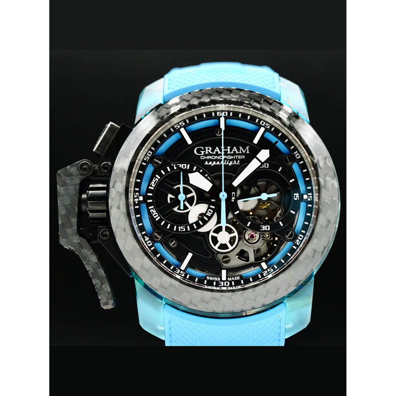 Graham 2CCCK.U01A Chronofighter Superlight Carbon Skeleton