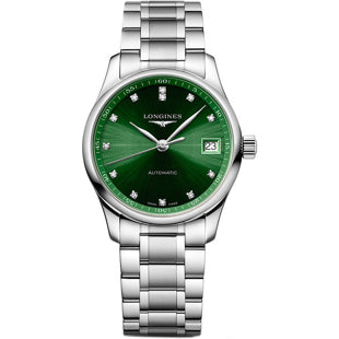Longines Master Collection L2.357.4.99.6 Green Dial on Bracelet
